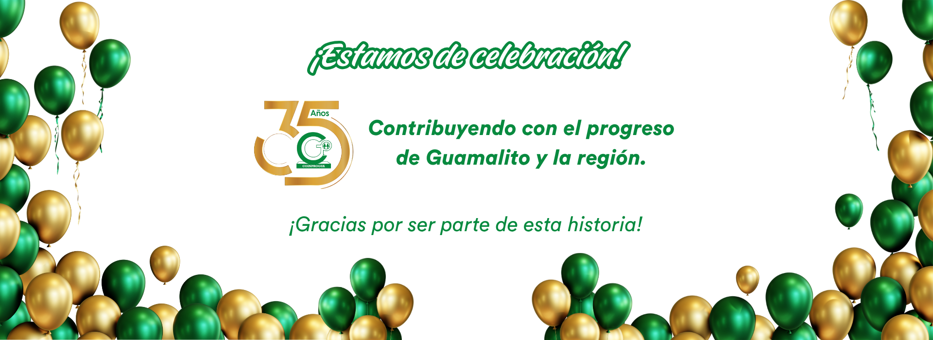 35 años Coinprogua (Banner)
